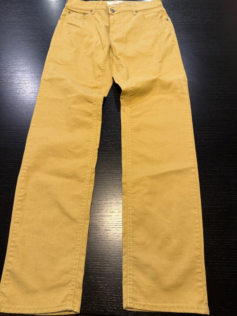 Brax Mustard Yellow Straight Leg Pants